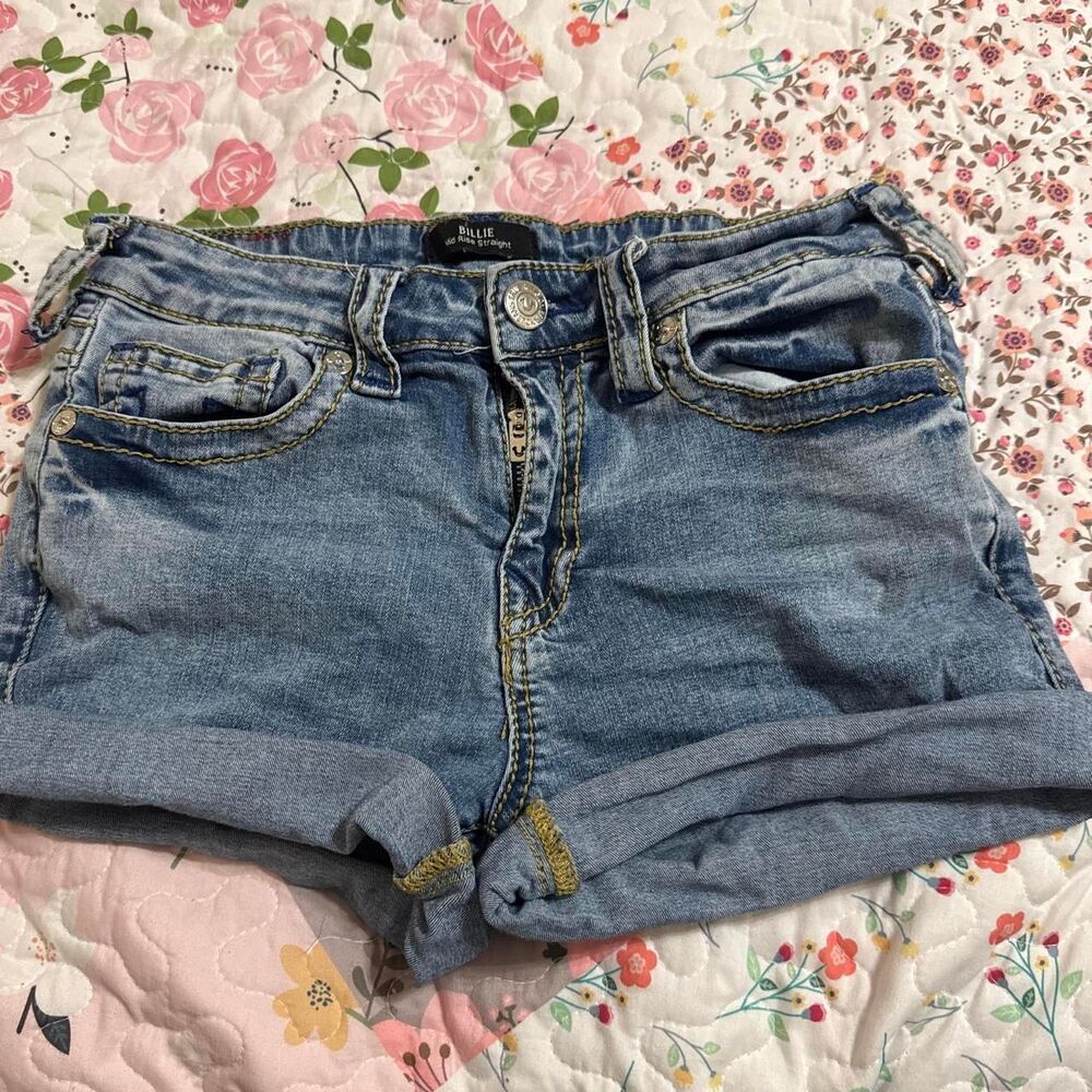 True-religion Women's Blue and Navy Shorts